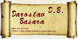 Daroslav Basara vizit kartica